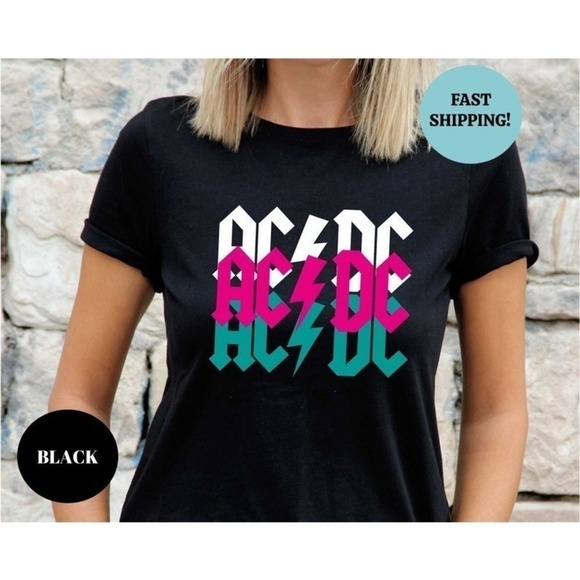 Kaity K Other - ACDC Band Retro Rock Concert Music Fan Unisex T-Shirt